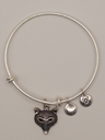 Urban Leaves ULNA002VS Bracelet Charm, Bangle Silver Metal Bangle Pandamask Vintage Silver Unisex - Image 2