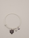 Urban Leaves ULNA002VS Bracelet Charm, Bangle Silver Metal Bangle Pandamask Vintage Silver Unisex - Image 3
