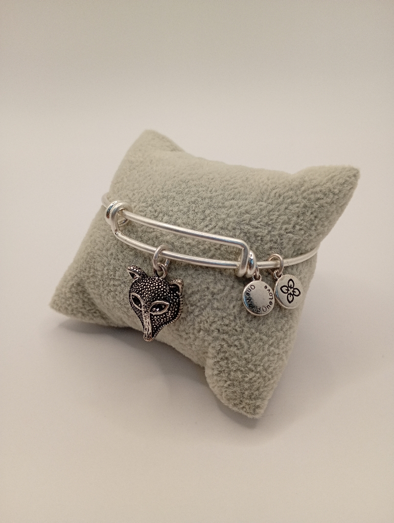 Urban Leaves ULNA002VS Bracelet Charm, Bangle Silver Metal Bangle Pandamask Vintage Silver Unisex - Image 5