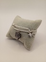 Urban Leaves ULNA002VS Bracelet Charm, Bangle Silver Metal Bangle Pandamask Vintage Silver Unisex - Image 5