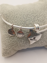 Urban Leaves ULNA002VS Bracelet Charm, Bangle Silver Metal Bangle Pandamask Vintage Silver Unisex - Image 6