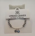 Urban Leaves ULBD002VS Bracelet Bangle Silver Metal Bangle Bohemian Beads Silver Women - Image 1