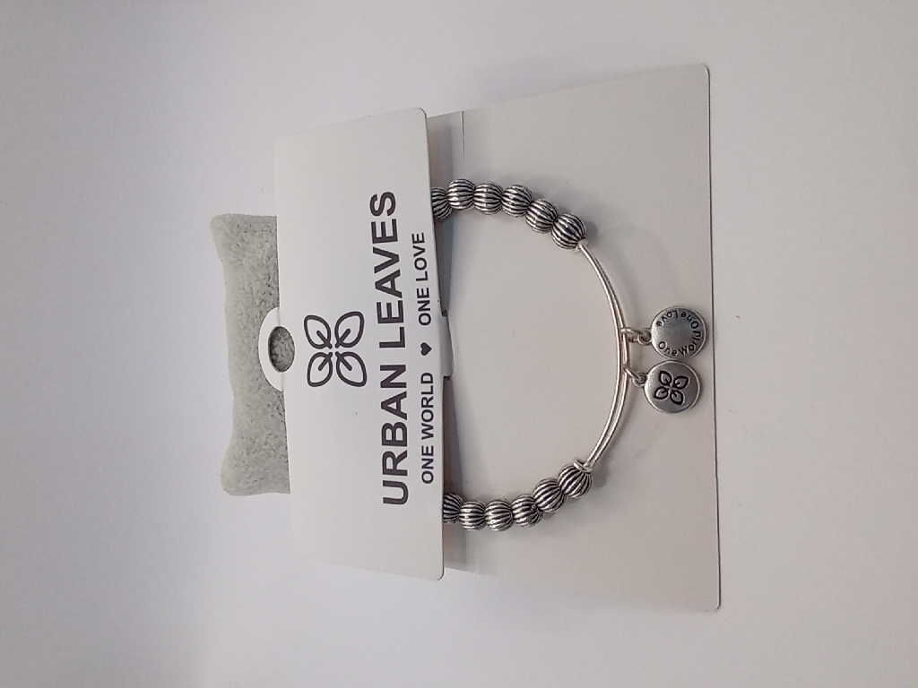 Urban Leaves ULBD002VS Bracelet Bangle Silver Metal Bangle Bohemian Beads Silver Women - Image 2