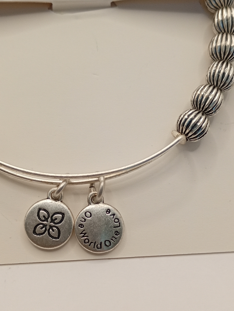 Urban Leaves ULBD002VS Bracelet Bangle Silver Metal Bangle Bohemian Beads Silver Women - Image 3