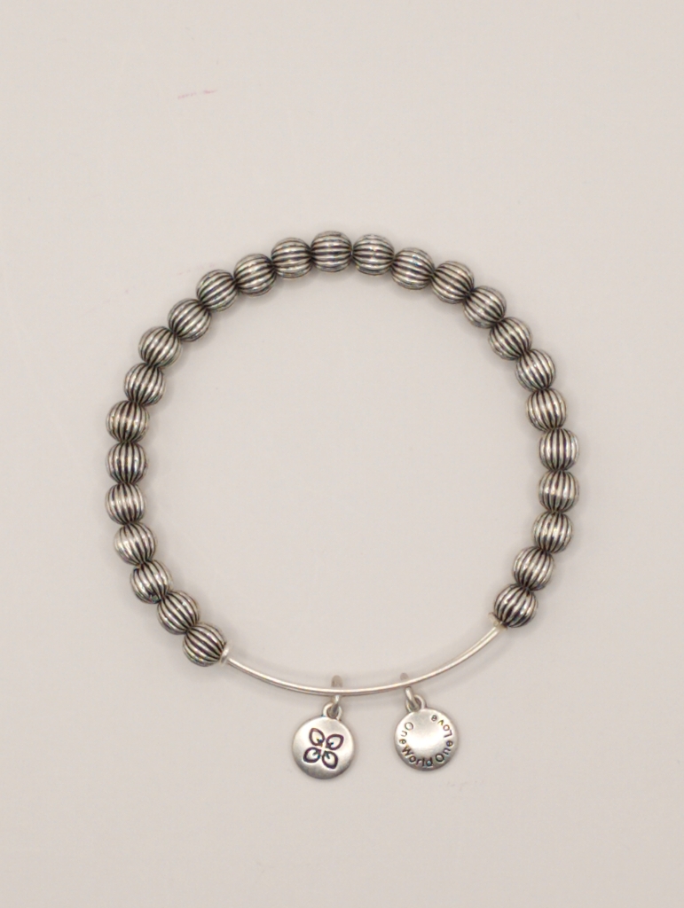 Urban Leaves ULBD002VS Bracelet Bangle Silver Metal Bangle Bohemian Beads Silver Women - Image 5
