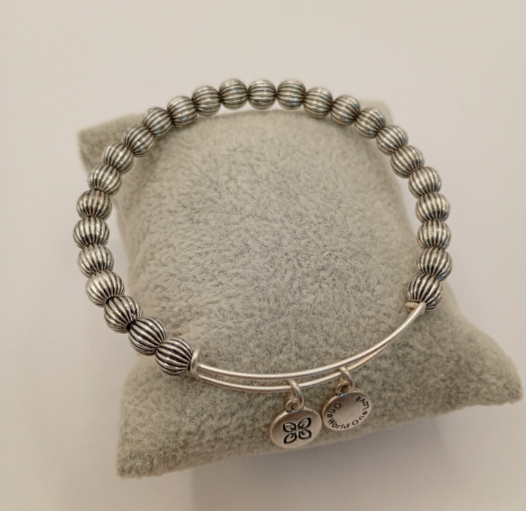 Urban Leaves ULBD002VS Bracelet Bangle Silver Metal Bangle Bohemian Beads Silver Women - Image 6