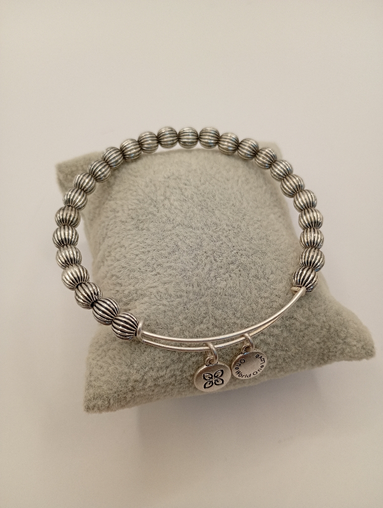 Urban Leaves ULBD002VS Bracelet Bangle Silver Metal Bangle Bohemian Beads Silver Women - Image 6