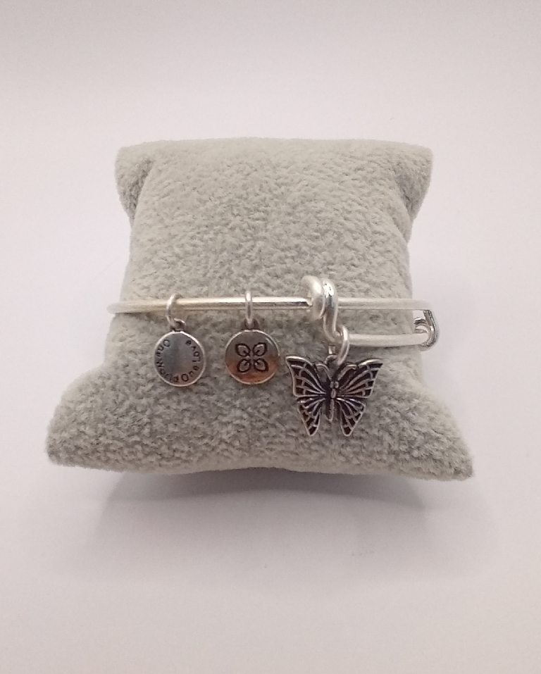 Urban Leaves ULNA003VS Bracelet Bangle Silver Metal Bangle Butterfly Vintage Silver Women - Image 6