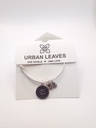 Urban Leaves ULIN005VS Bracelet Charm Bangle Silver Metal Bangle Letter E Vintage Silver Women - Image 1