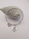Urban Leaves ULIN005VS Bracelet Charm Bangle Silver Metal Bangle Letter E Vintage Silver Women - Image 4