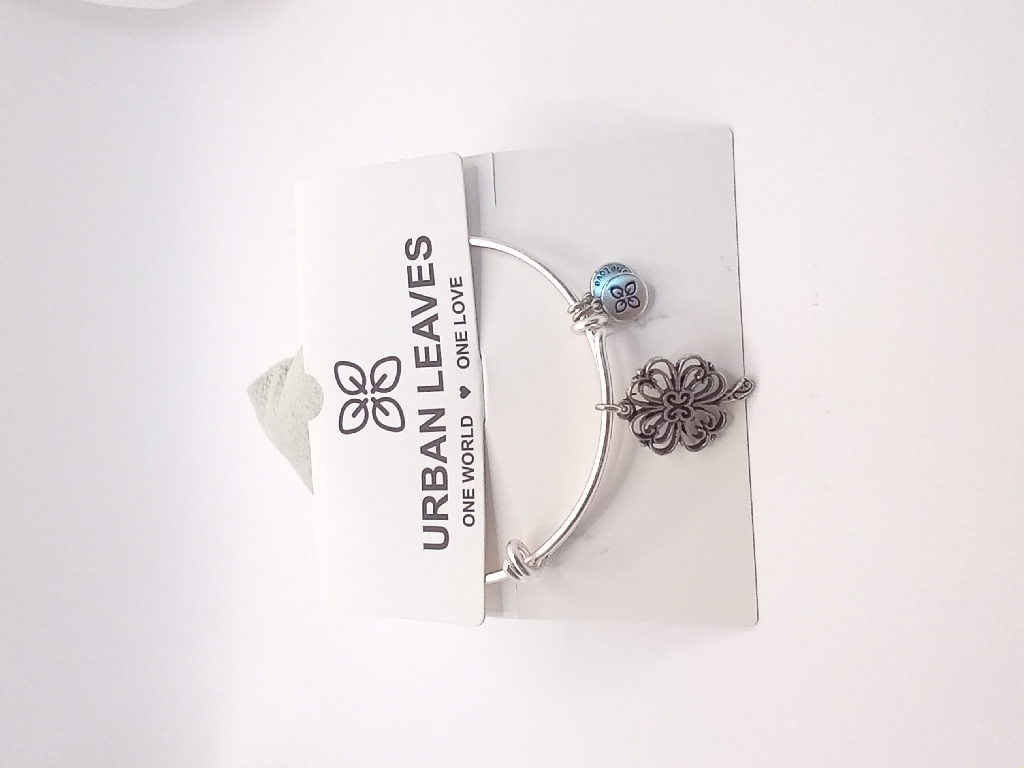 Urban Leaves ULSY003VS Bracelet Bangle Silver Metal Bangle Magic Flower Vintage Silver Women - Image 1