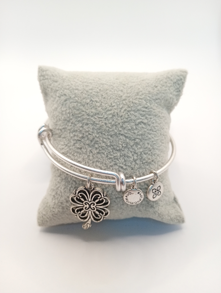 Urban Leaves ULSY003VS Bracelet Bangle Silver Metal Bangle Magic Flower Vintage Silver Women - Image 3