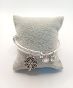 Urban Leaves ULSY003VS Bracelet Bangle Silver Metal Bangle Magic Flower Vintage Silver Women - Image 3