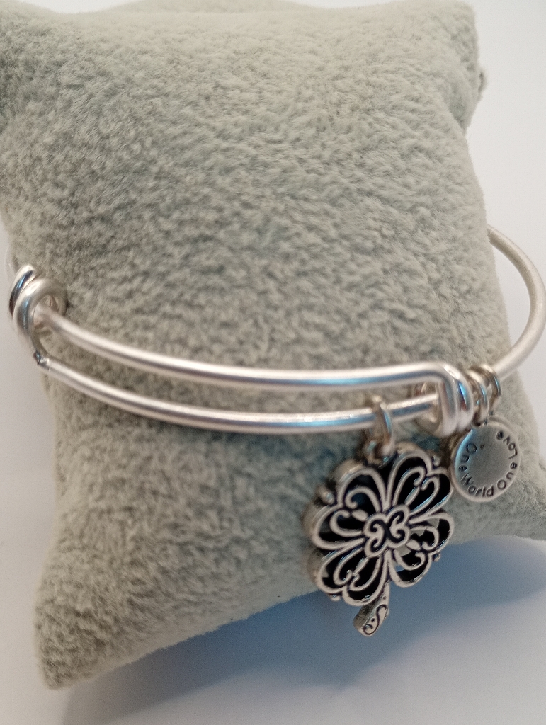 Urban Leaves ULSY003VS Bracelet Bangle Silver Metal Bangle Magic Flower Vintage Silver Women - Image 4