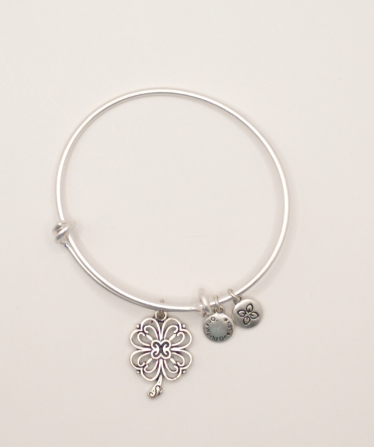 Urban Leaves ULSY003VS Bracelet Bangle Silver Metal Bangle Magic Flower Vintage Silver Women - Image 6