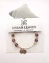 Urban Leaves ULBD001VG Bracelet Bangle Gold Metal Bangle Purple Pearls Vintage Gold Women - Image 1