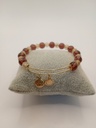 Urban Leaves ULBD001VG Bracelet Bangle Gold Metal Bangle Purple Pearls Vintage Gold Women - Image 3
