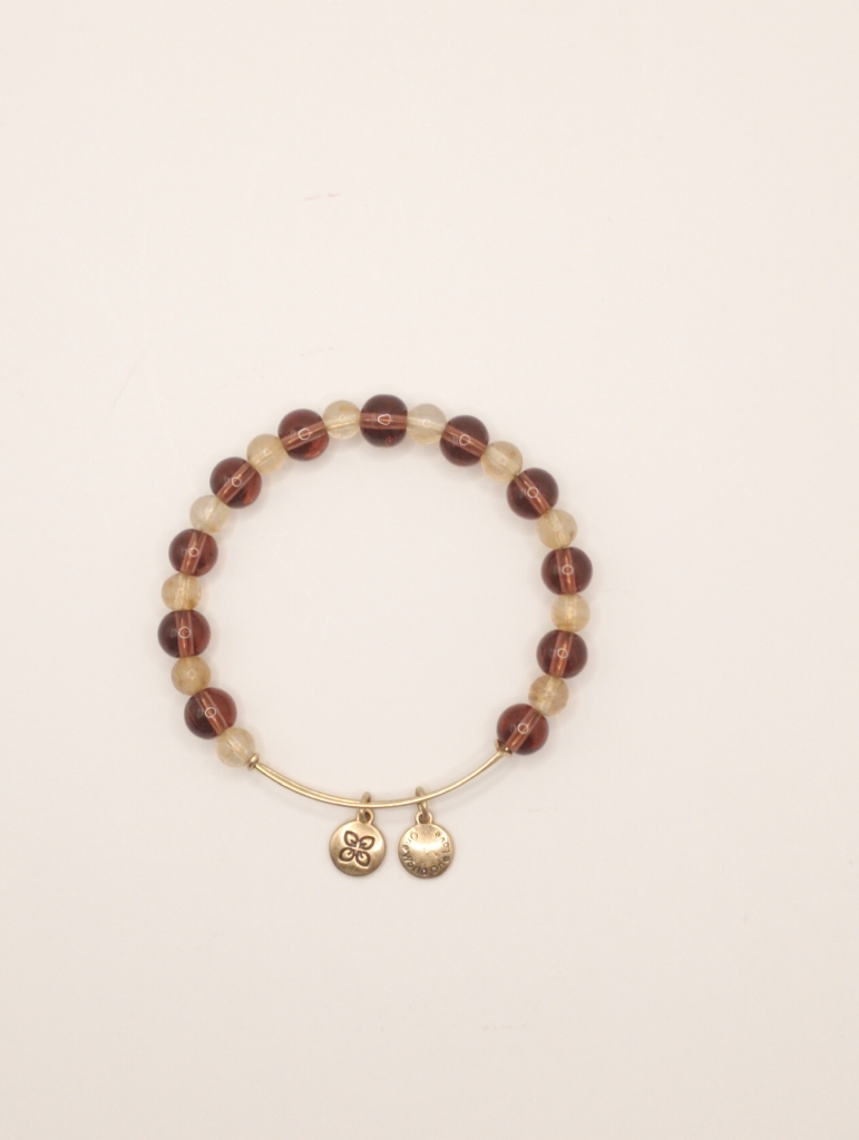 Urban Leaves ULBD001VG Bracelet Bangle Gold Metal Bangle Purple Pearls Vintage Gold Women - Image 5