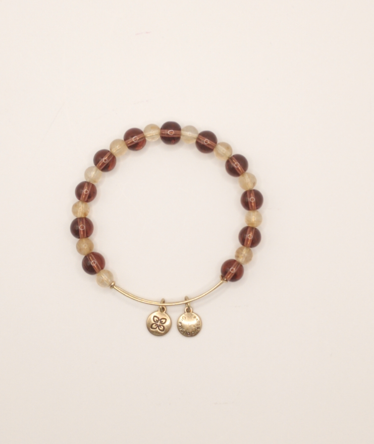Urban Leaves ULBD001VG Bracelet Bangle Gold Metal Bangle Purple Pearls Vintage Gold Women - Image 5