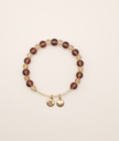 Urban Leaves ULBD001VG Bracelet Bangle Gold Metal Bangle Purple Pearls Vintage Gold Women - Image 5