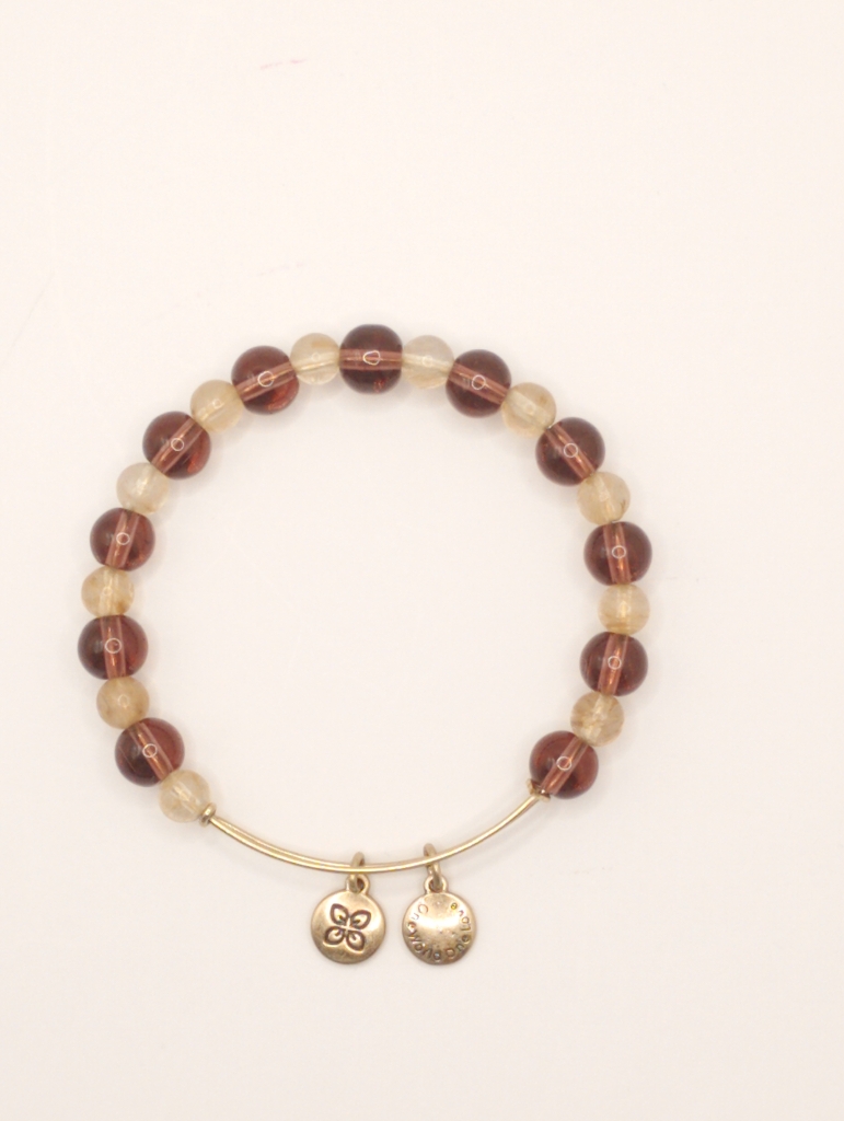 Urban Leaves ULBD001VG Bracelet Bangle Gold Metal Bangle Purple Pearls Vintage Gold Women - Image 6