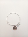 Urban Leaves ULUS009VS Bracelet Charm Silver Metal Bangle Friends Vintage Silver Women - Image 2