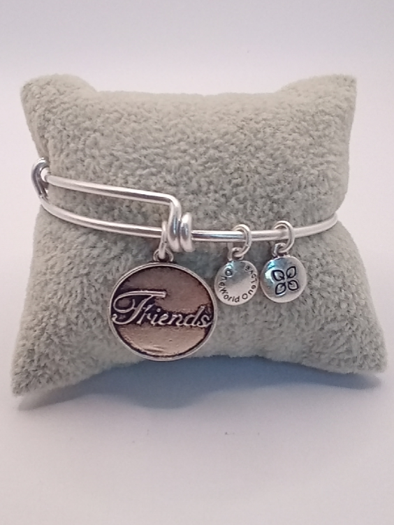 Urban Leaves ULUS009VS Bracelet Charm Silver Metal Bangle Friends Vintage Silver Women - Image 3