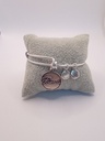 Urban Leaves ULUS009VS Bracelet Charm Silver Metal Bangle Friends Vintage Silver Women - Image 3