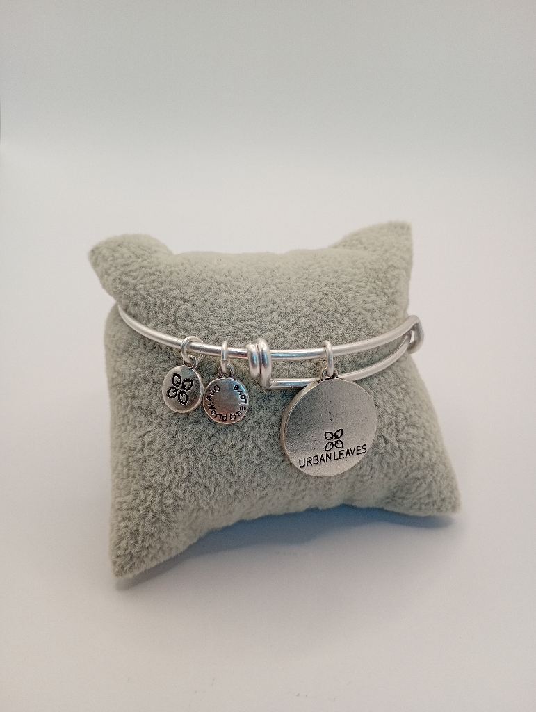 Urban Leaves ULUS009VS Bracelet Charm Silver Metal Bangle Friends Vintage Silver Women - Image 5
