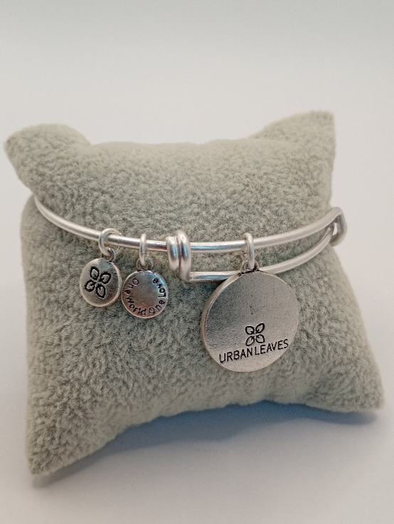 Urban Leaves ULUS009VS Bracelet Charm Silver Metal Bangle Friends Vintage Silver Women - Image 5