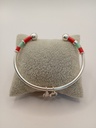 URBAN LEAVES ULBO003VS Bracelet Charm Silver Metal, Fabric Bangle Gypsy Silver Women - Image 3