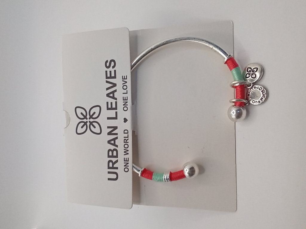 URBAN LEAVES ULBO003VS Bracelet Charm Silver Metal, Fabric Bangle Gypsy Silver Women - Image 6