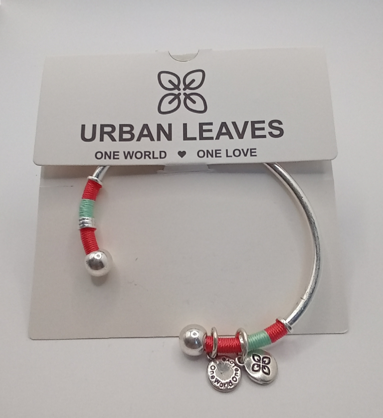 URBAN LEAVES ULBO003VS Bracelet Charm Silver Metal, Fabric Bangle Gypsy Silver Women - Image 6