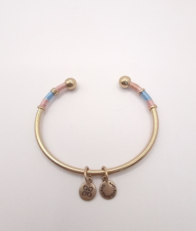 Urban Leaves ULBO002VG Bracelet Bangle Gold Metal Bangle Gypsy Blue Gold Women - Image 2