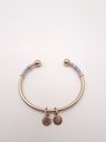 Urban Leaves ULBO002VG Bracelet Bangle Gold Metal Bangle Gypsy Blue Gold Women - Image 2