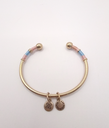 Urban Leaves ULBO002VG Bracelet Bangle Gold Metal Bangle Gypsy Blue Gold Women - Image 2