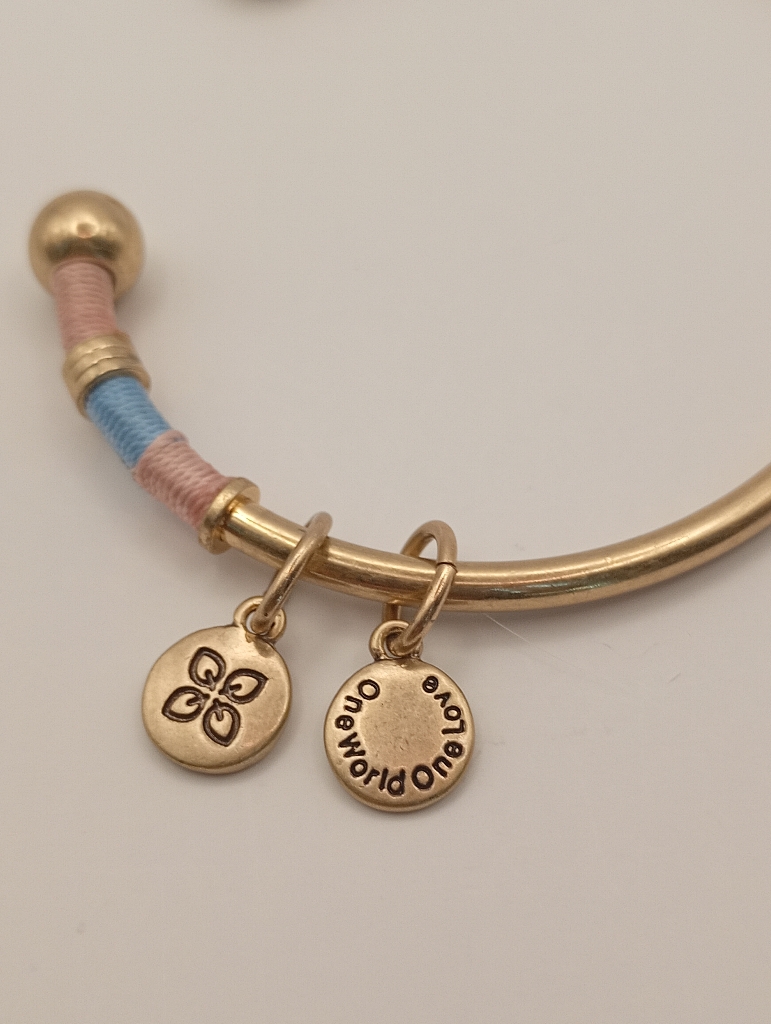 Urban Leaves ULBO002VG Bracelet Bangle Gold Metal Bangle Gypsy Blue Gold Women - Image 3
