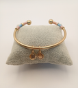 Urban Leaves ULBO002VG Bracelet Bangle Gold Metal Bangle Gypsy Blue Gold Women - Image 4