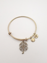 Urban Leaves ULSY003VG Bracelet Charm Gold Metal Bangle Magic Flower Vintage Gold Women - Image 1
