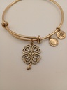 Urban Leaves ULSY003VG Bracelet Charm Gold Metal Bangle Magic Flower Vintage Gold Women - Image 3