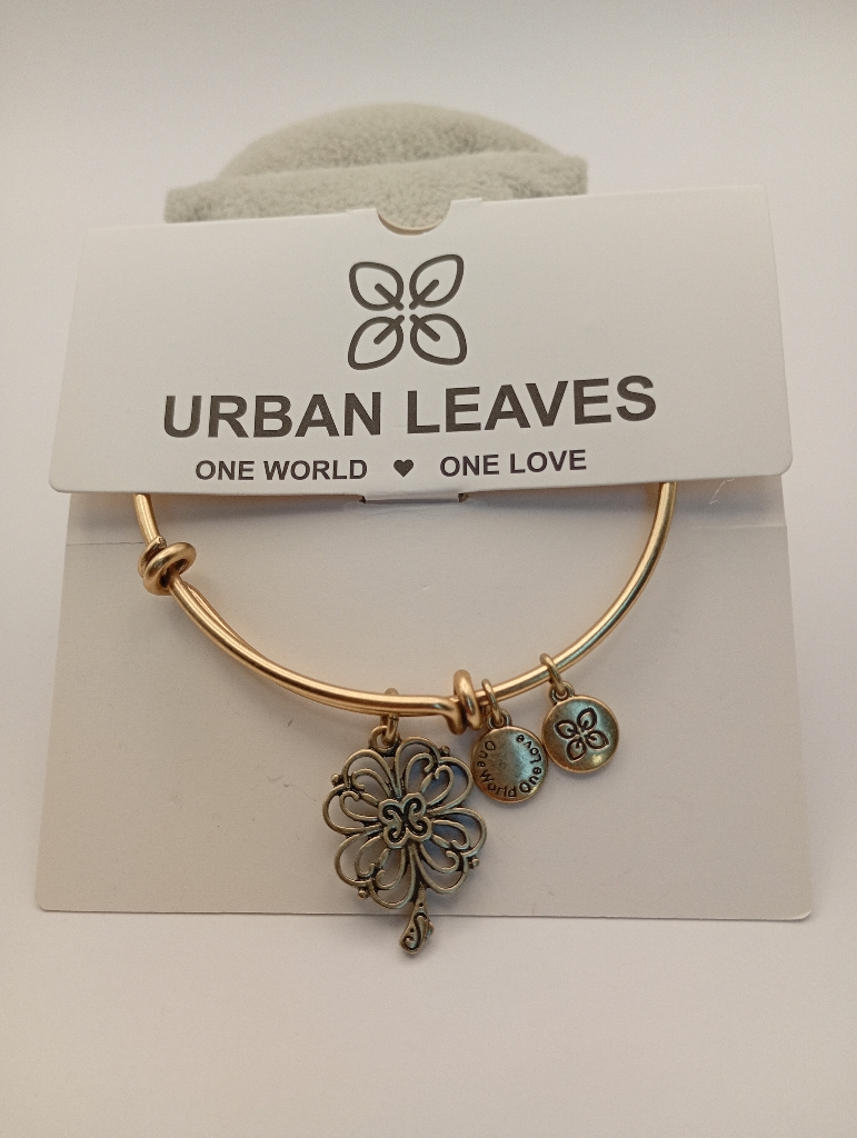 Urban Leaves ULSY003VG Bracelet Charm Gold Metal Bangle Magic Flower Vintage Gold Women - Image 6