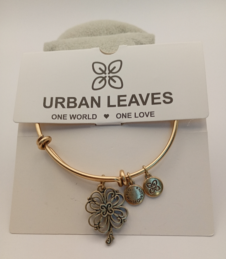Urban Leaves ULSY003VG Bracelet Charm Gold Metal Bangle Magic Flower Vintage Gold Women - Image 6