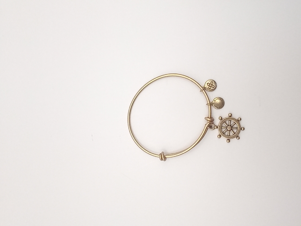 Urban Leaves ULOC001VG Bracelet Charm Gold Metal Bangle Steering Wheel Gold Vintage Woman - Image 2