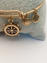 Urban Leaves ULOC001VG Bracelet Charm Gold Metal Bangle Steering Wheel Gold Vintage Woman - Image 5