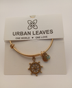 Urban Leaves ULOC001VG Bracelet Charm Gold Metal Bangle Steering Wheel Gold Vintage Woman - Image 6