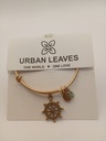 Urban Leaves ULOC001VG Bracelet Charm Gold Metal Bangle Steering Wheel Gold Vintage Woman - Image 6