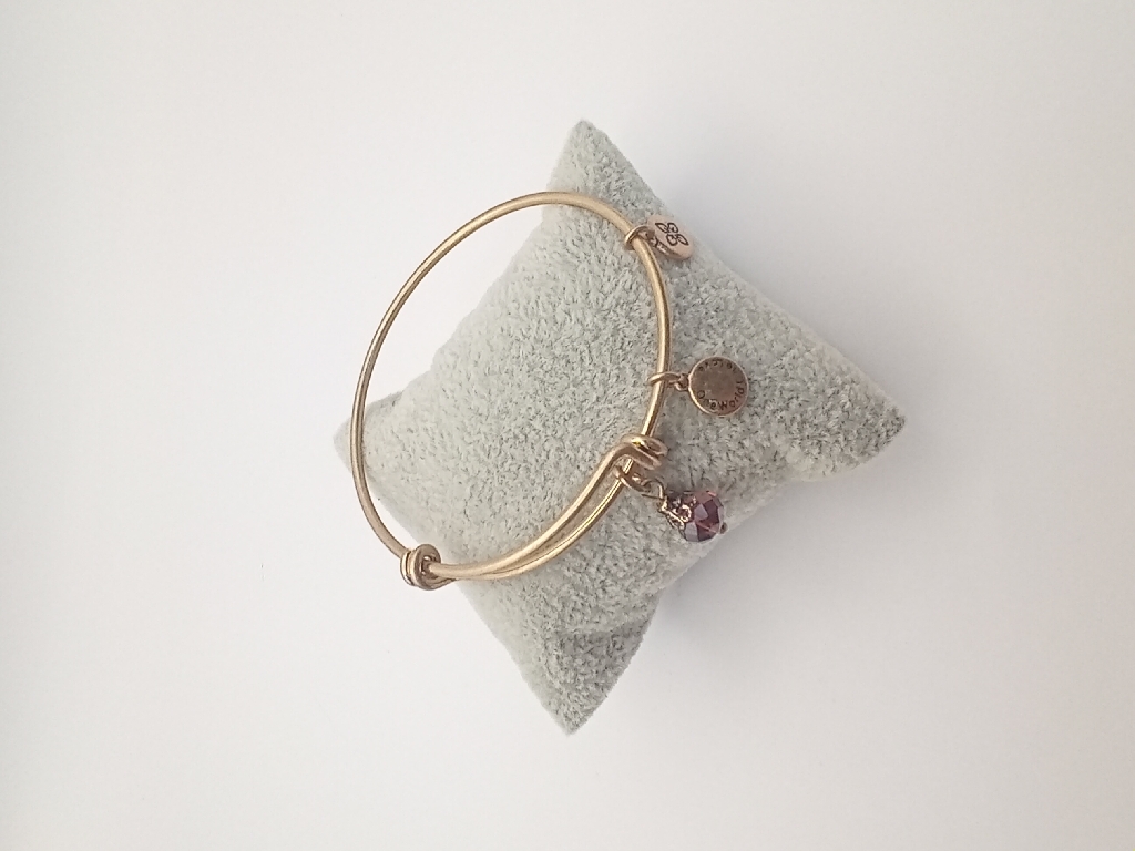 Urban Leaves ULGE006VG Bracelet Charm Gold Metal Bangle Pink Drop Vintage Gold Women - Image 5