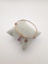 Urban Leaves ULGE006VG Bracelet Charm Gold Metal Bangle Pink Drop Vintage Gold Women - Image 5