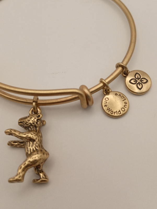 Urban Leaves ULPL001VG Bracelet Charm Gold Metal Bangle Bear Gold Woman - Image 3