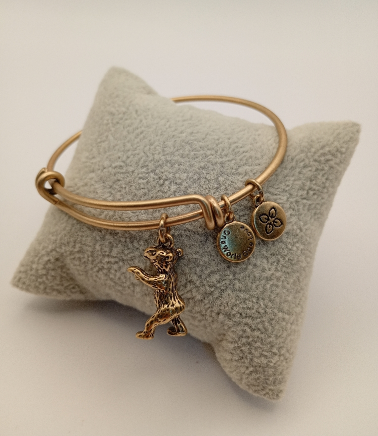 Urban Leaves ULPL001VG Bracelet Charm Gold Metal Bangle Bear Gold Woman - Image 4